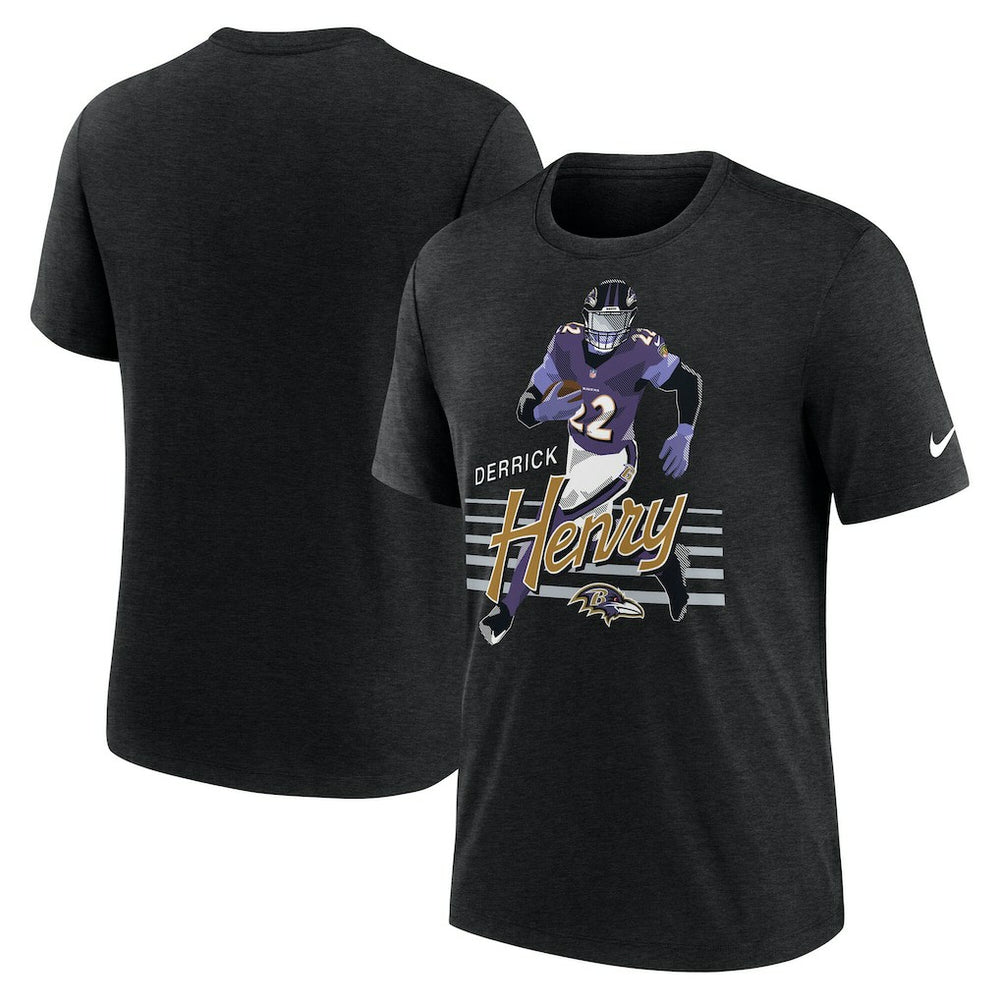 NFL Baltimore Ravens Derrick Henry  Player Graphic T-Shirt