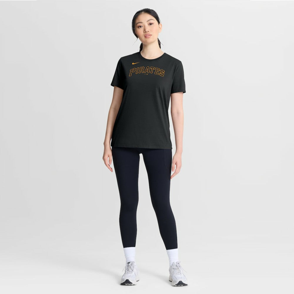 Pittsburgh Pirates Women's Wordmark T-Shirt - Black | Nike