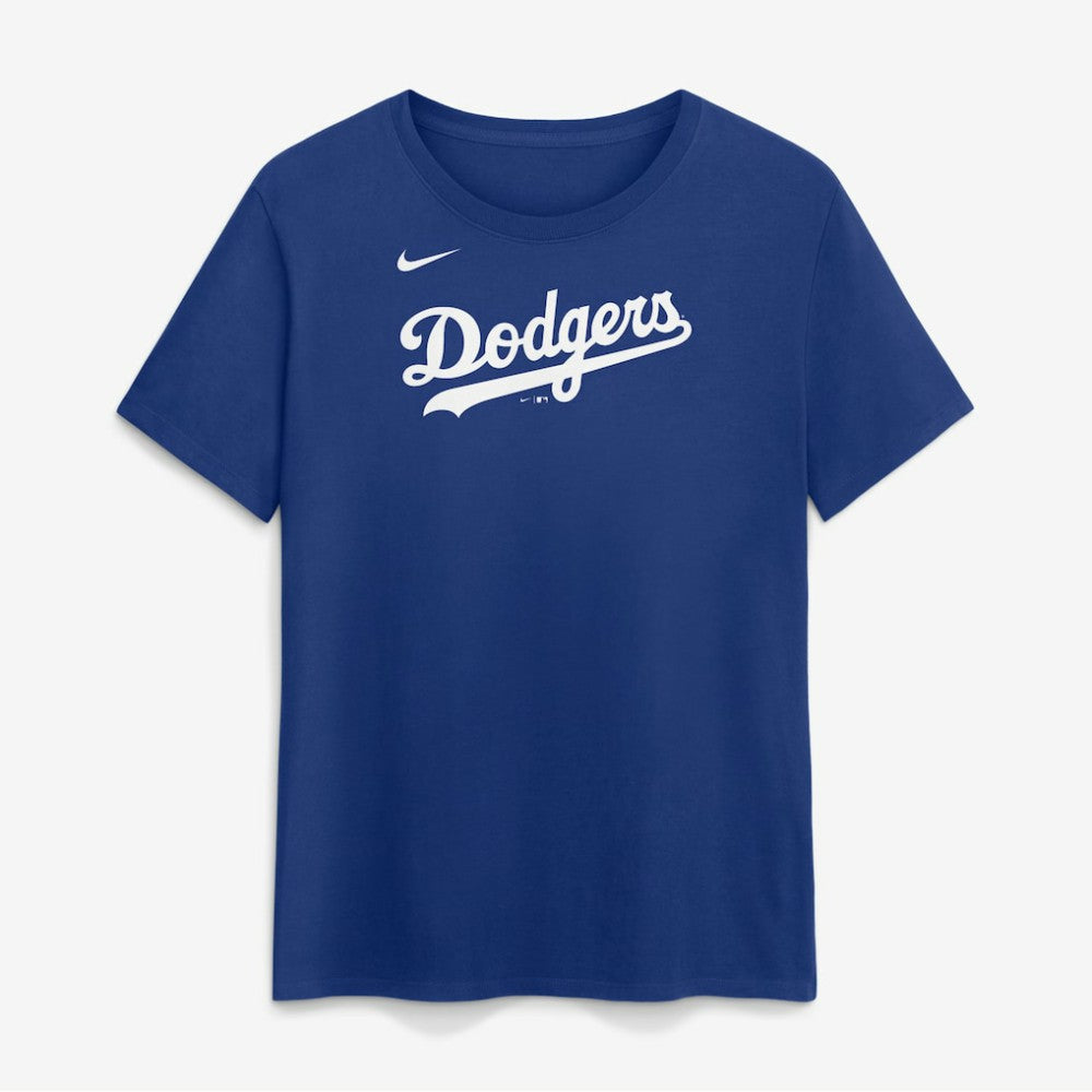 Los Angeles Dodgers Women's Wordmark T-Shirt - Royal | Nike