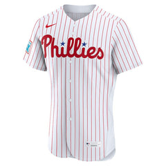 Philadelphia Phillies Home Sponsor Patch Authentic Jersey - White | Nike