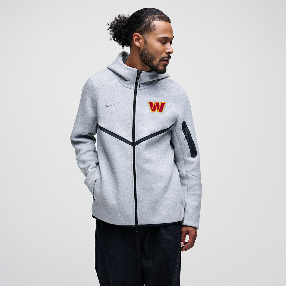 NFL Washington Commanders Tech Fleece Raglan Full-Zip Windrunner Hoodie