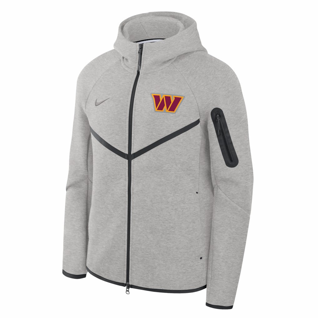 NFL Washington Commanders Tech Fleece Raglan Full-Zip Windrunner Hoodie