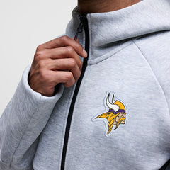 NFL Minnesota Vikings Tech Fleece Raglan Full-Zip Windrunner Hoodie