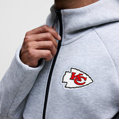 NFL Kansas City Chiefs Tech Fleece Raglan Full-Zip Windrunner Hoodie