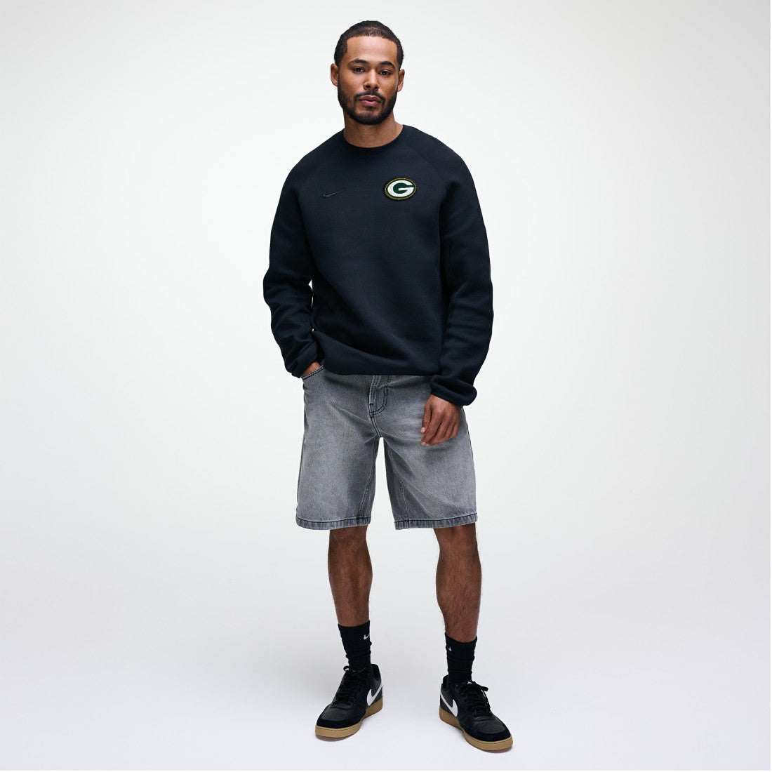 NFL Green Bay Packers Tech Fleece Raglan Sweatshirt