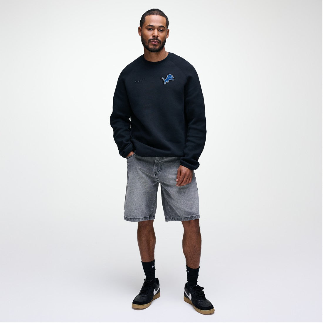 NFL Detroit Lions Tech Fleece Raglan Sweatshirt