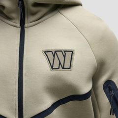 NFL Washington Commanders Tech Fleece Raglan Full-Zip Windrunner Hoodie