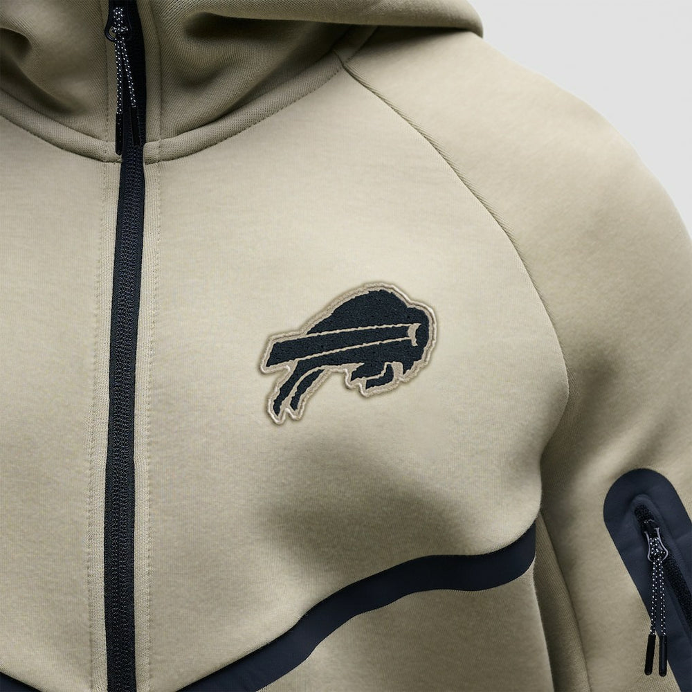 NFL Buffalo Bills Tech Fleece Raglan Full-Zip Windrunner Hoodie