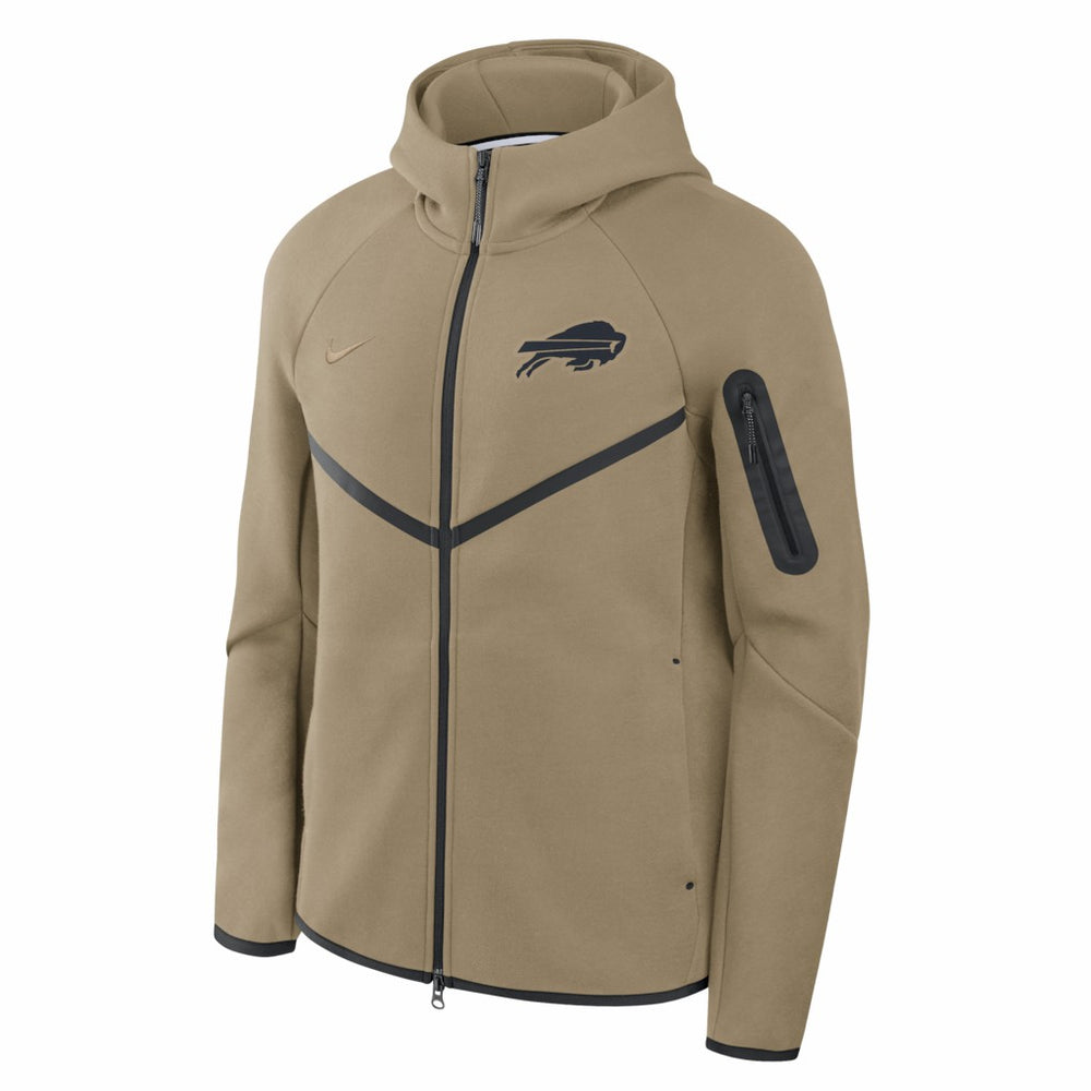 NFL Buffalo Bills Tech Fleece Raglan Full-Zip Windrunner Hoodie