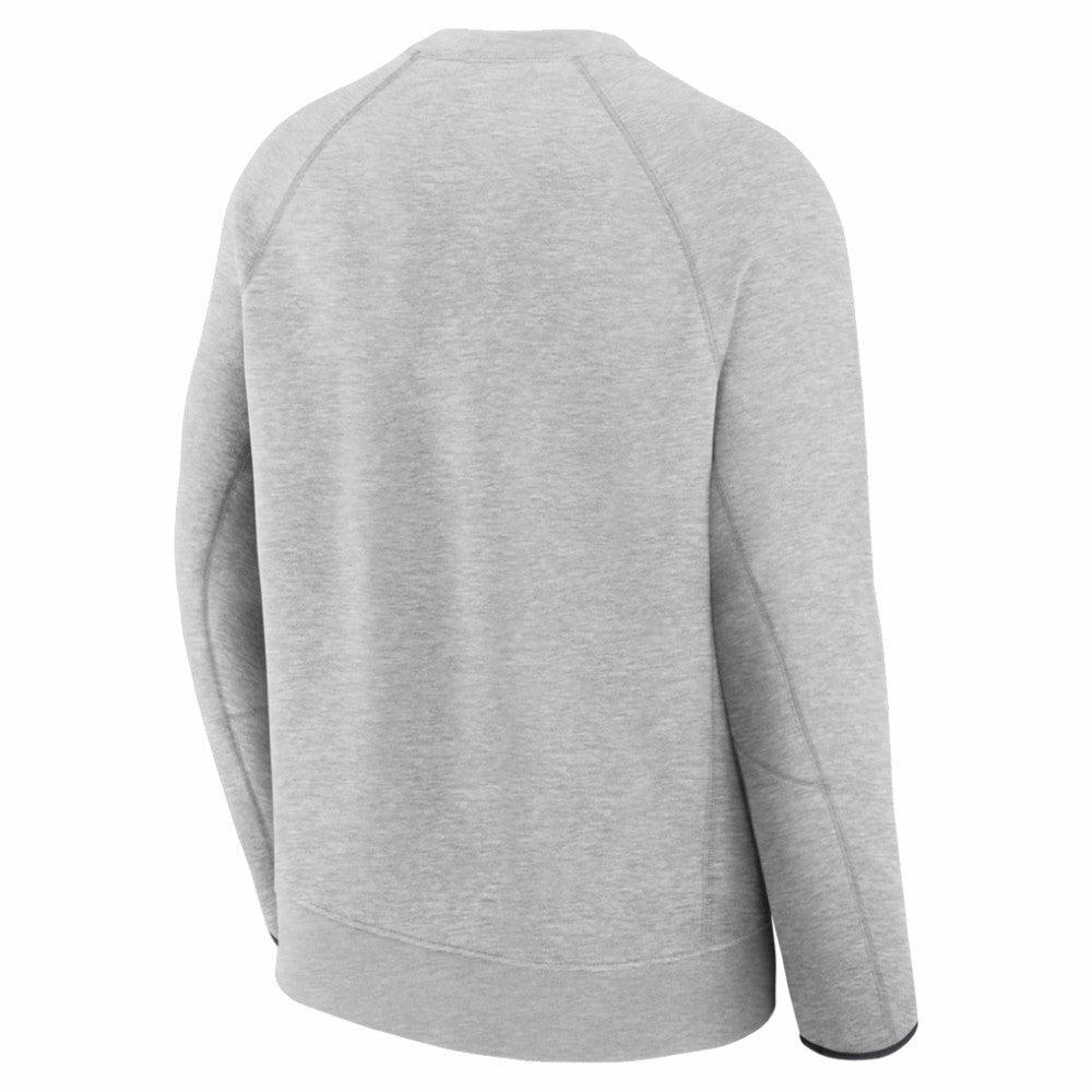 San Diego Padres Tech Fleece Raglan Sweatshirt - Heather Gray | Nike