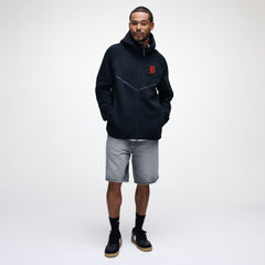 Detroit Tigers Tech Fleece Raglan Full-Zip Windrunner Hoodie - Black | Nike