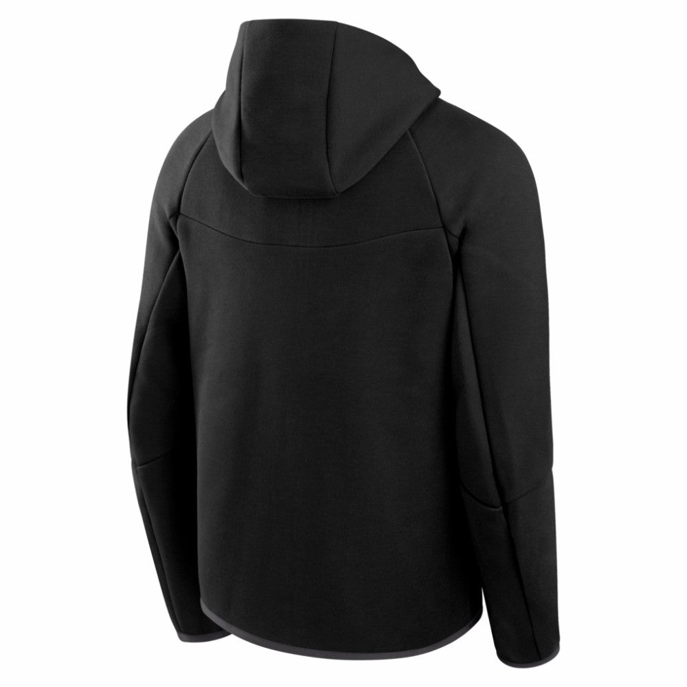 Detroit Tigers Tech Fleece Raglan Full-Zip Windrunner Hoodie - Black | Nike