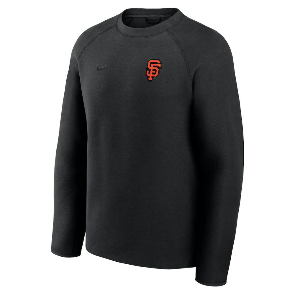 San Francisco Giants Tech Fleece Raglan Sweatshirt - Black | Nike