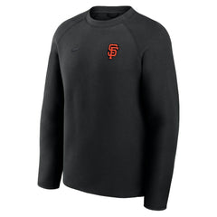 San Francisco Giants Tech Fleece Raglan Sweatshirt - Black | Nike