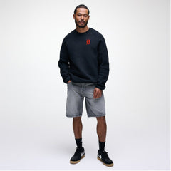 Detroit Tigers Tech Fleece Raglan Sweatshirt - Black | Nike