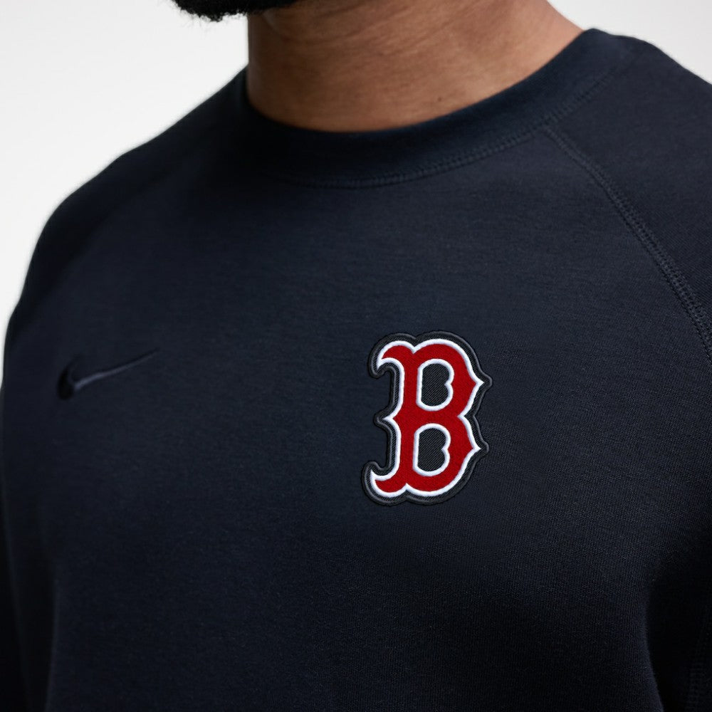 Boston Red Sox Tech Fleece Raglan Sweatshirt - Black | Nike