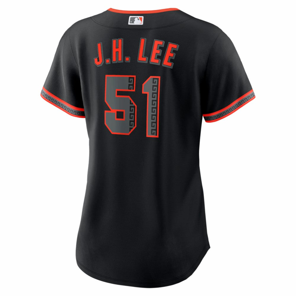 Jung Hoo Lee San Francisco Giants Women's Alternate Replica Jersey - Black | Nike