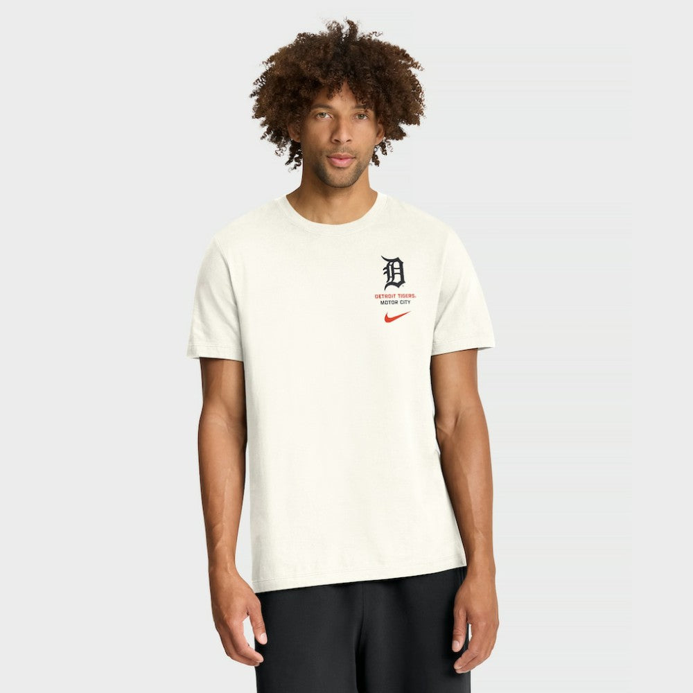 Detroit Tigers Primetime 2-Hit T-Shirt - Cream | Nike