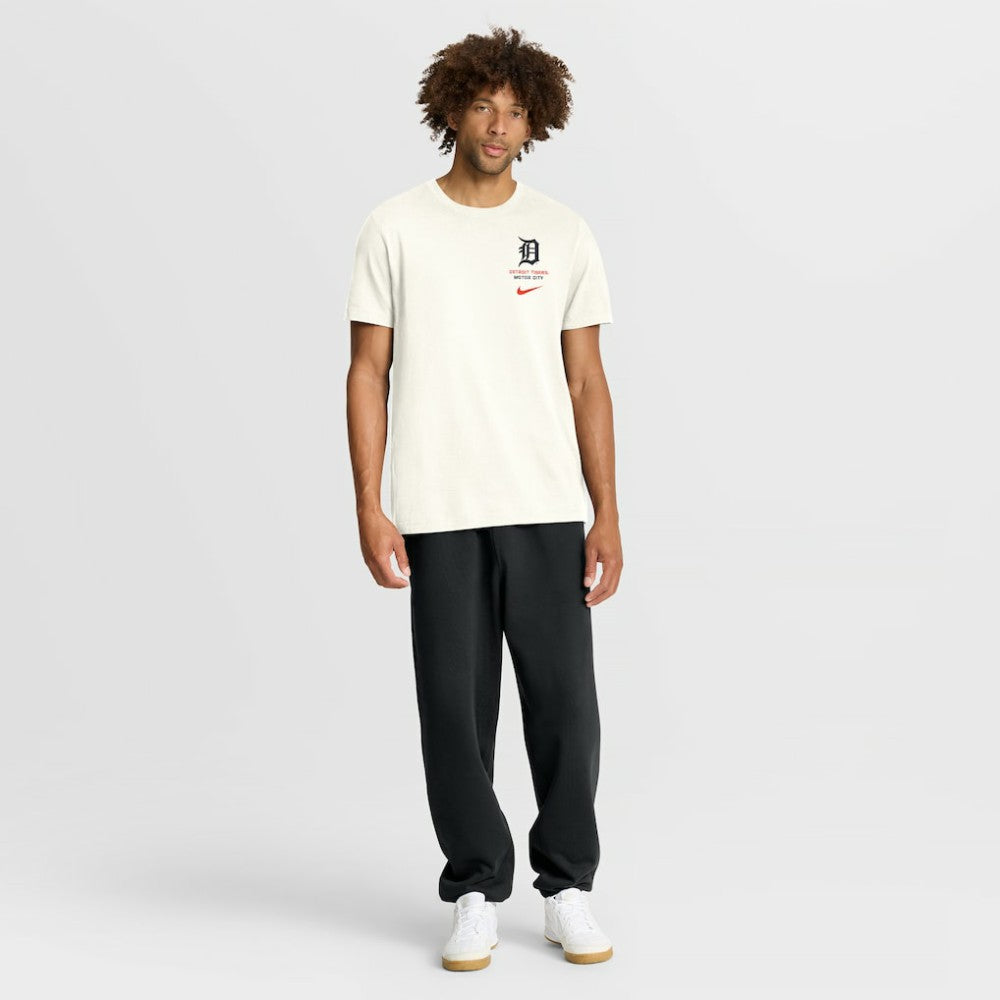 Detroit Tigers Primetime 2-Hit T-Shirt - Cream | Nike