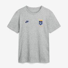 Kansas City Royals Cooperstown 2-Hit T-Shirt - Heather Gray | Nike
