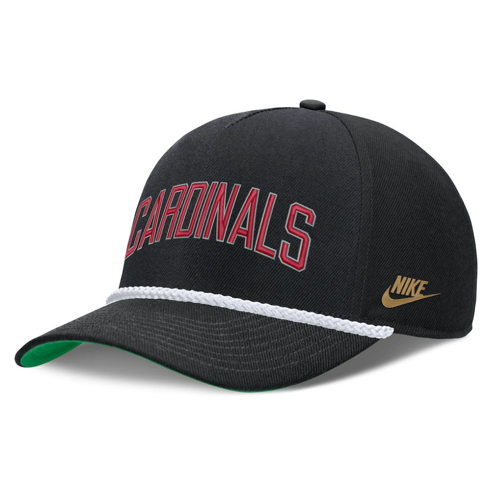 St. Louis Cardinals Cooperstown Collection Rise Adjustable Hat - Black | Nike