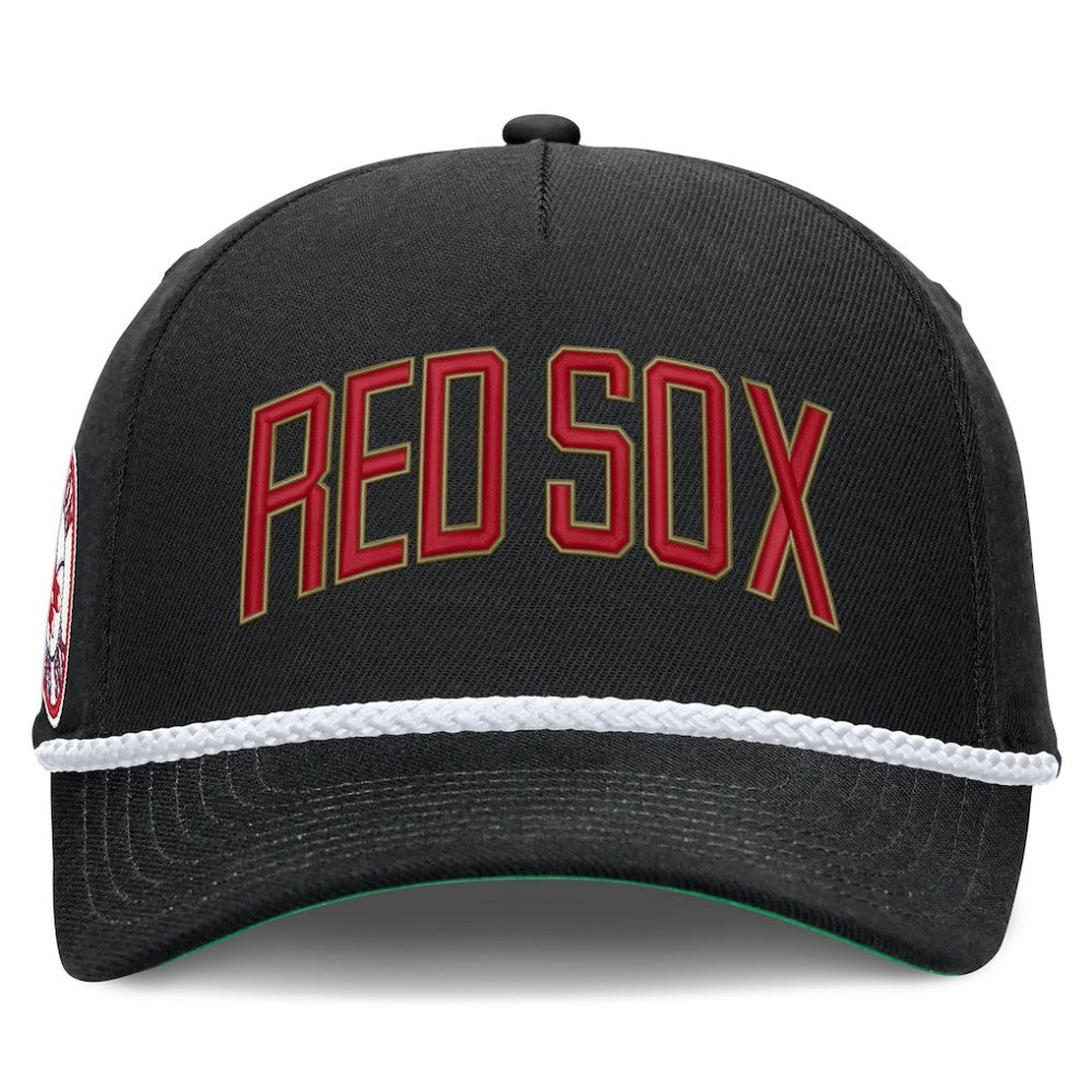 Boston Red Sox Cooperstown Collection Rise Adjustable Hat - Black | Nike