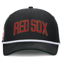 Boston Red Sox Cooperstown Collection Rise Adjustable Hat - Black | Nike