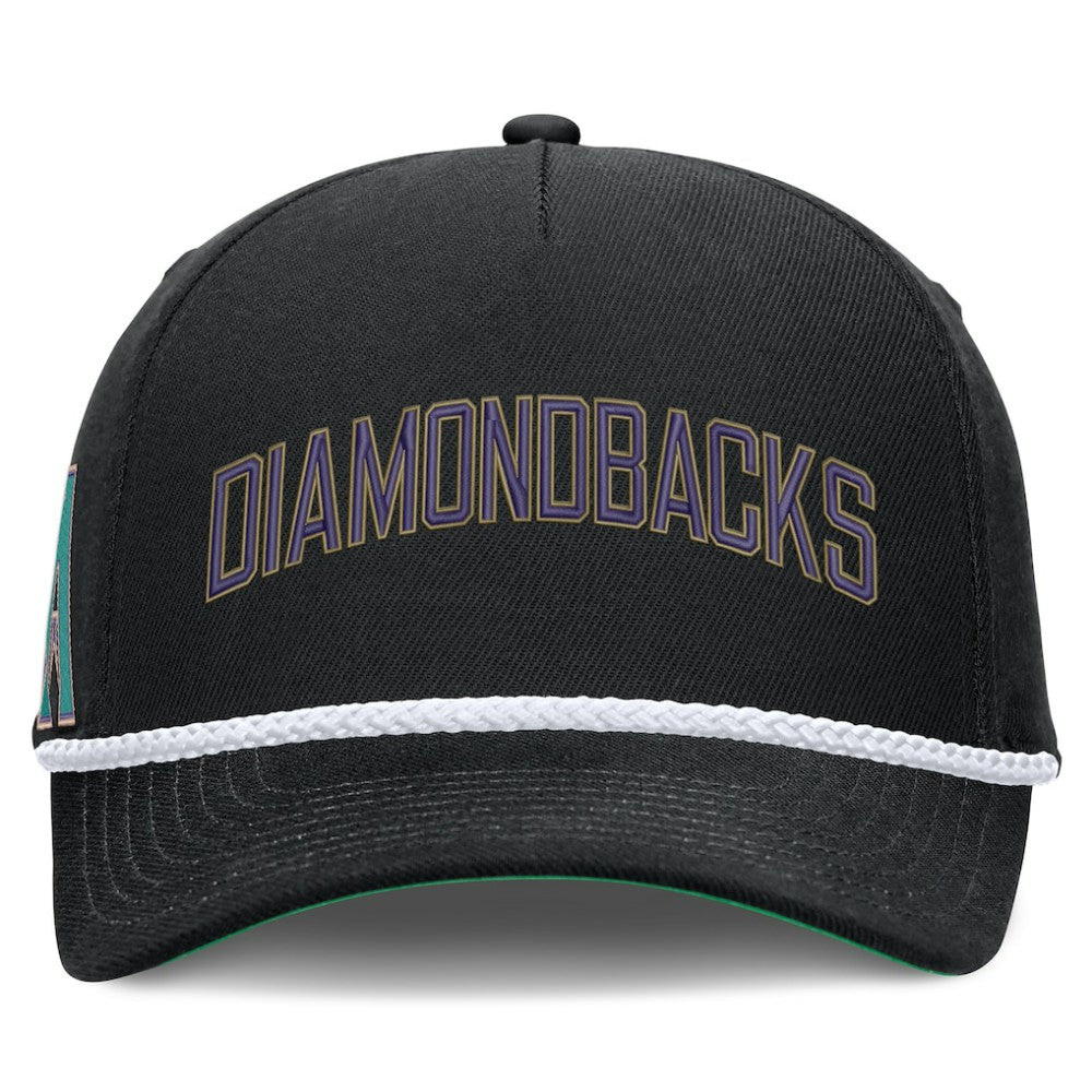 Arizona Diamondbacks Cooperstown Collection Rise Adjustable Hat - Black | Nike