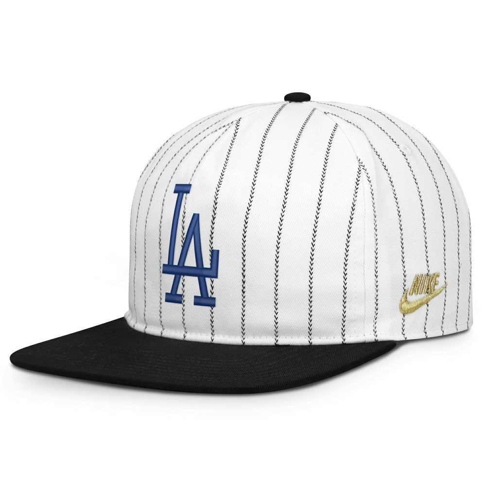 Los Angeles Dodgers Cooperstown Collection Pro Adjustable Hat - White/Black | Nike