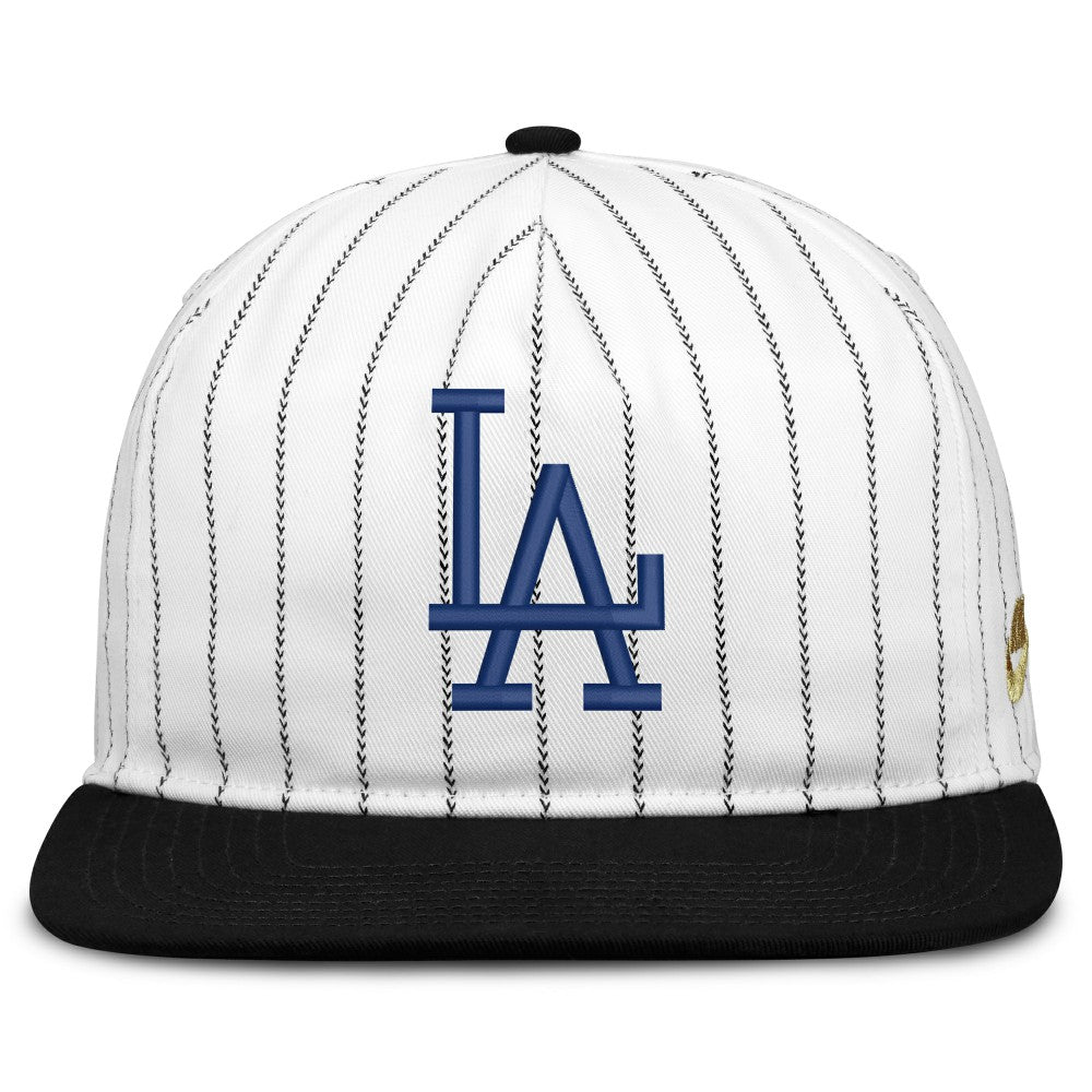 Los Angeles Dodgers Cooperstown Collection Pro Adjustable Hat - White/Black | Nike