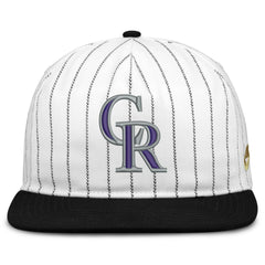 Colorado Rockies Cooperstown Collection Pro Adjustable Hat - White/Black | Nike