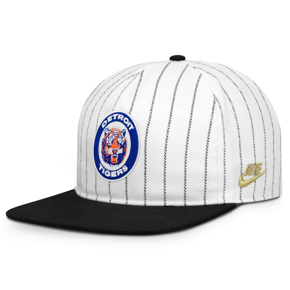 Detroit Tigers Cooperstown Collection Pro Adjustable Hat - White/Black | Nike