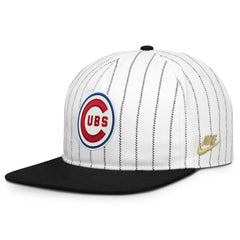 Chicago Cubs Cooperstown Collection Pro Adjustable Hat - White/Black | Nike