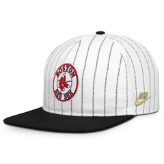 Boston Red Sox Cooperstown Collection Pro Adjustable Hat - White/Black | Nike