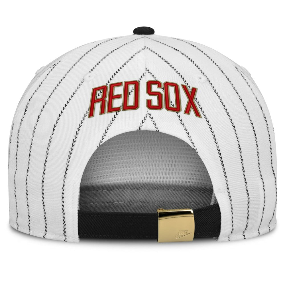 Boston Red Sox Cooperstown Collection Pro Adjustable Hat - White/Black | Nike