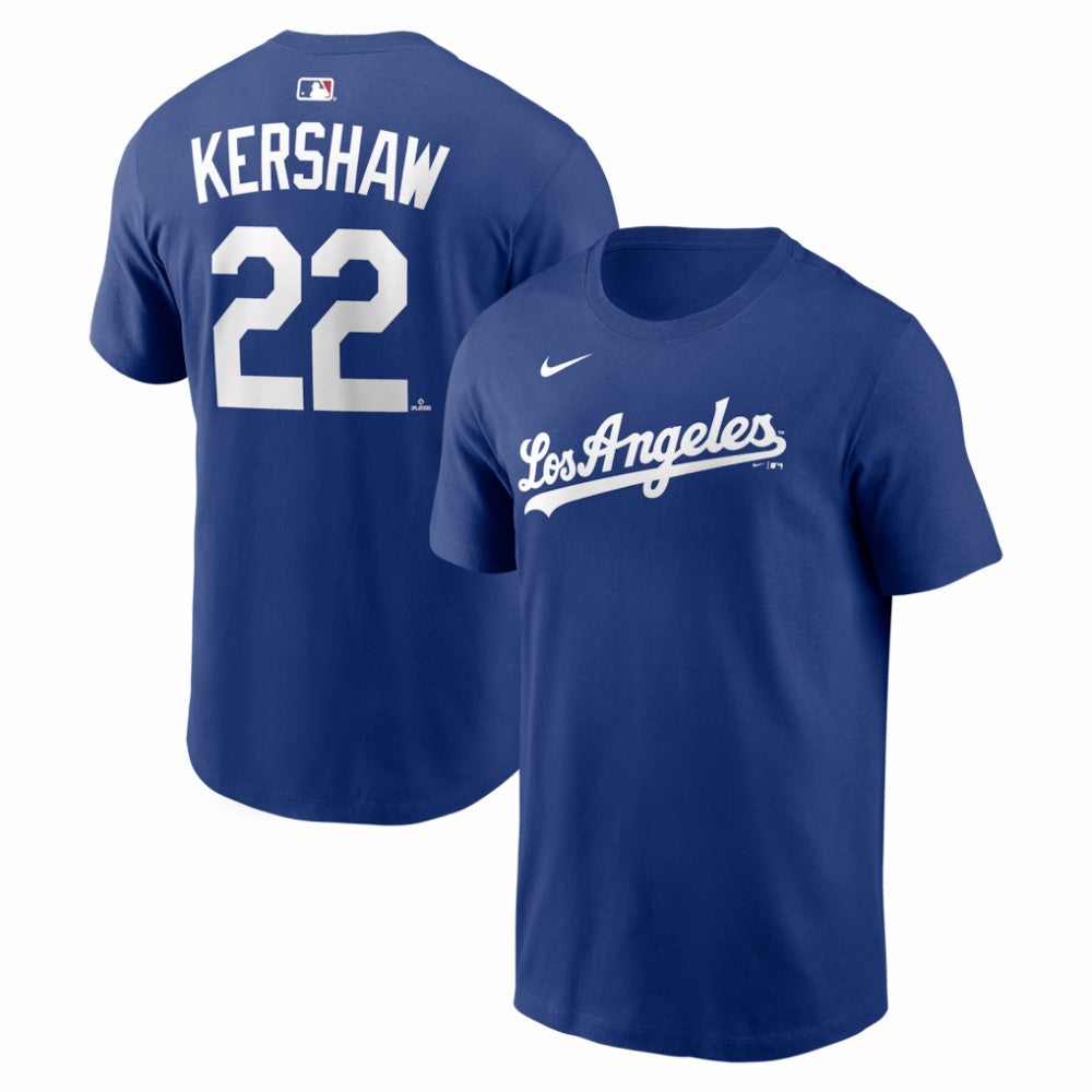 Clayton Kershaw Los Angeles Dodgers Alternate Name & Number T-Shirt - Royal | Nike