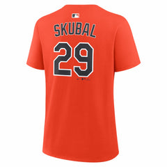 Tarik Skubal Detroit Tigers Women's Name & Number T-Shirt - Orange | Nike