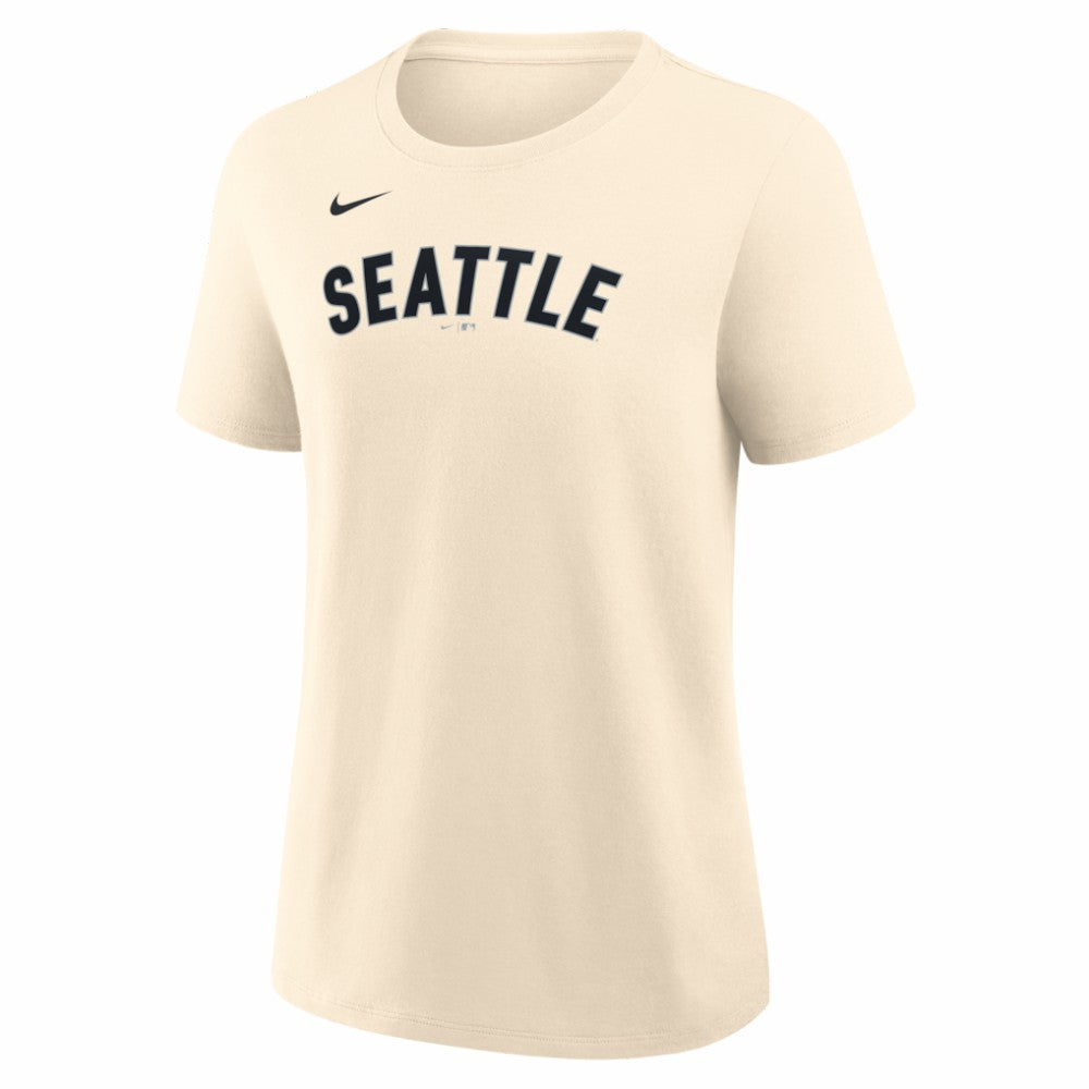 Cal Raleigh Seattle Mariners Women's Name & Number T-Shirt - Natural | Nike