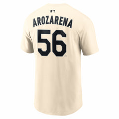 Randy Arozarena Seattle Mariners Name & Number T-Shirt - Natural | Nike