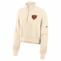 NFL Chicago Bears Women's Legacy Phoenix Fleece Cropped Half-Zip Sweatshirt