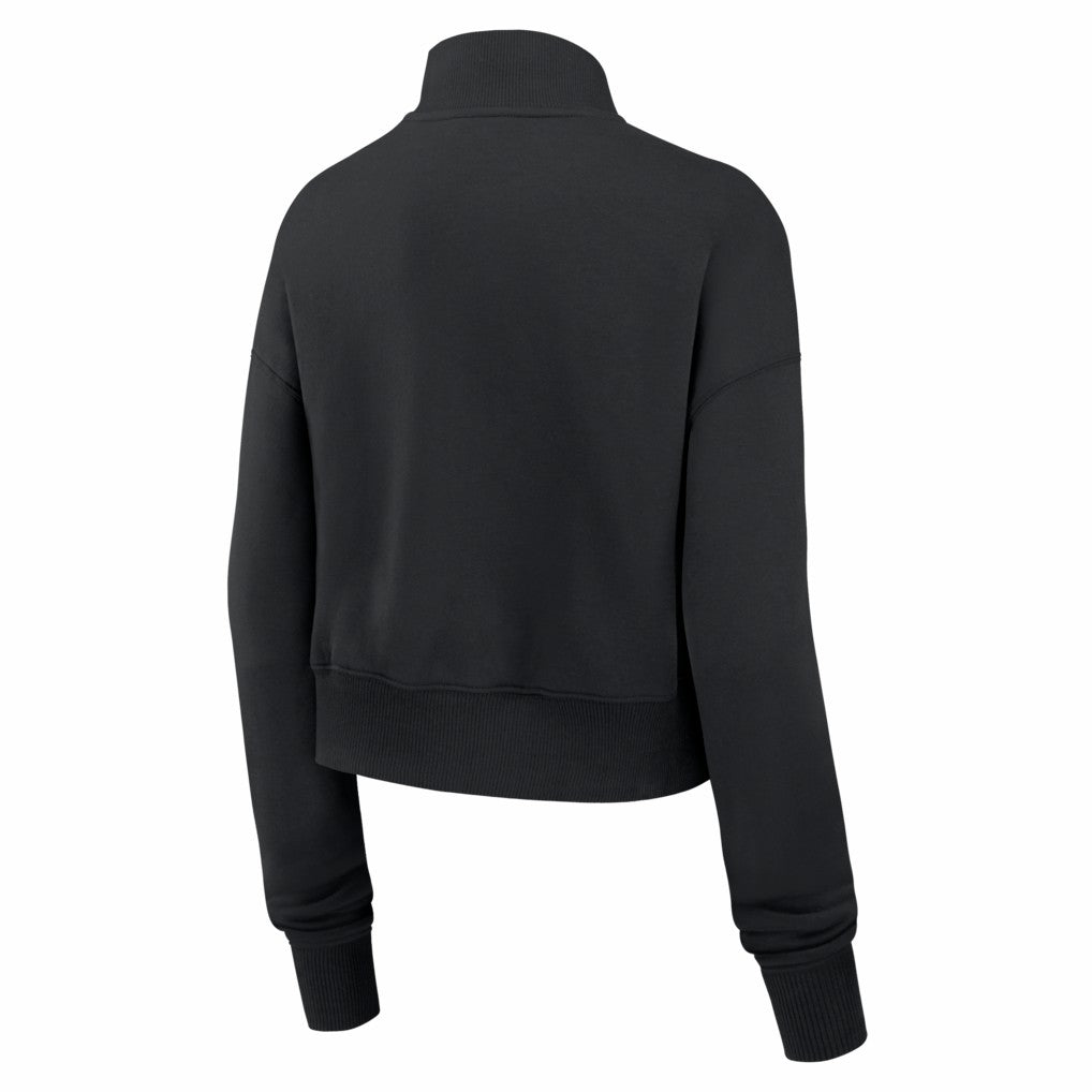NFL Denver Broncos Women's Legacy Phoenix Fleece Cropped Half-Zip Sweatshirt