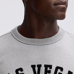 NFL Las Vegas Raiders IconicFleece Short Sleeve Sweatshirt