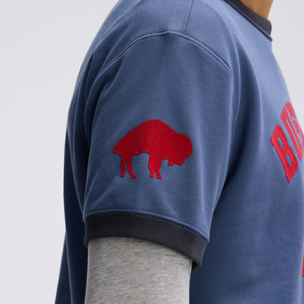 NFL Buffalo Bills IconicFleece Short Sleeve Sweatshirt