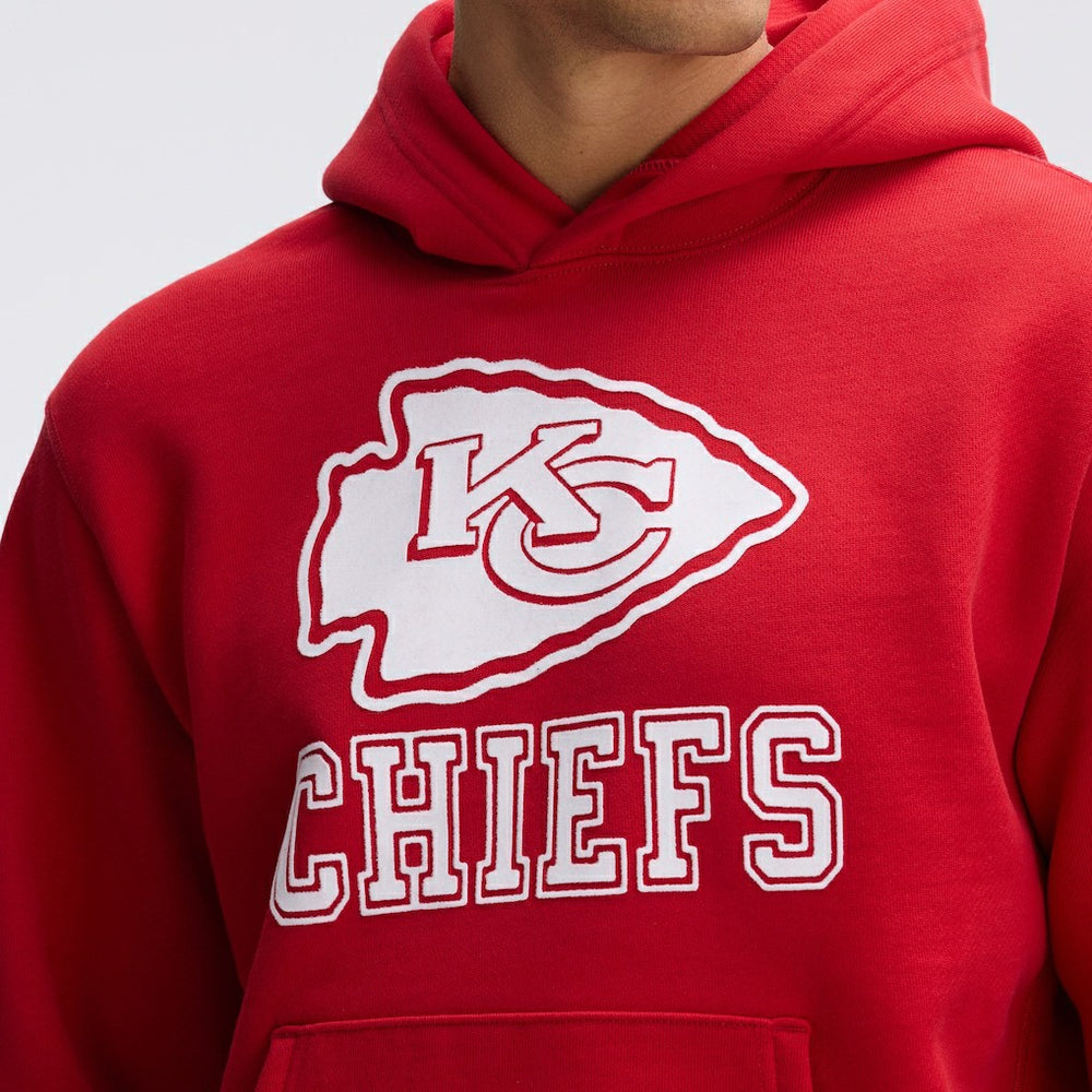 NFL Kansas City Chiefs IconicFleece Flocked Hoodie