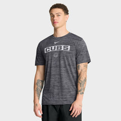 Chicago Cubs Velocity Dri-FIT T-Shirt - Black | Nike