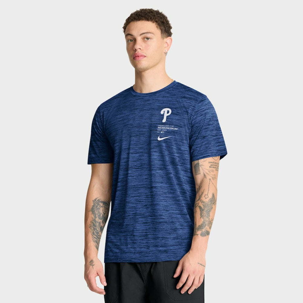 Philadelphia Phillies Velocity Dri-FIT T-Shirt - Royal | Nike