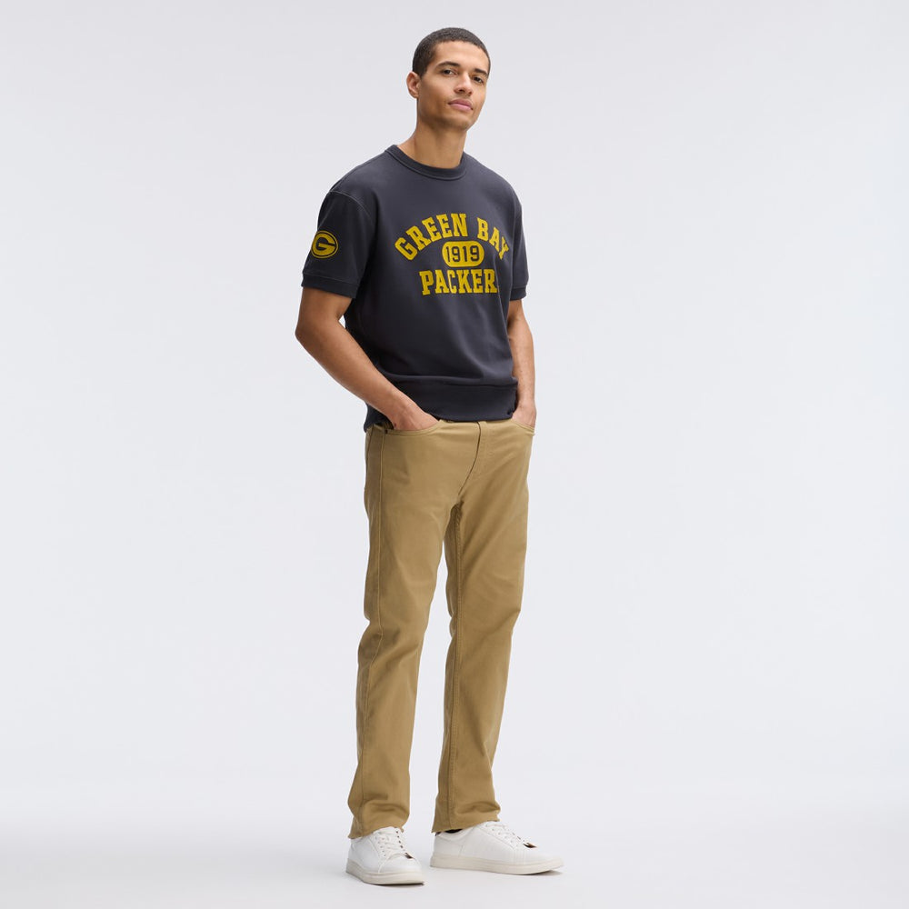 NFL Green Bay Packers IconicFleece Short Sleeve Sweatshirt
