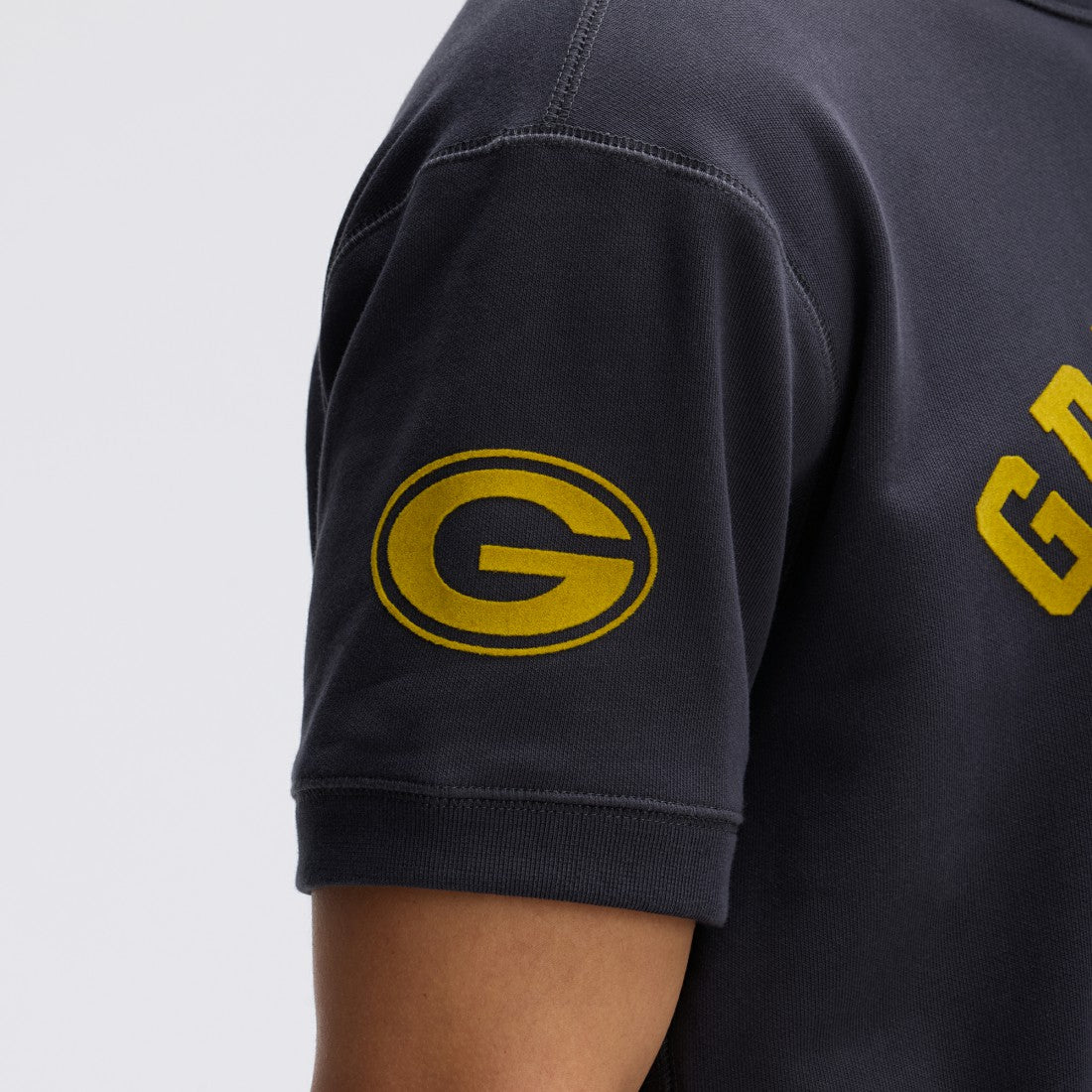 NFL Green Bay Packers IconicFleece Short Sleeve Sweatshirt