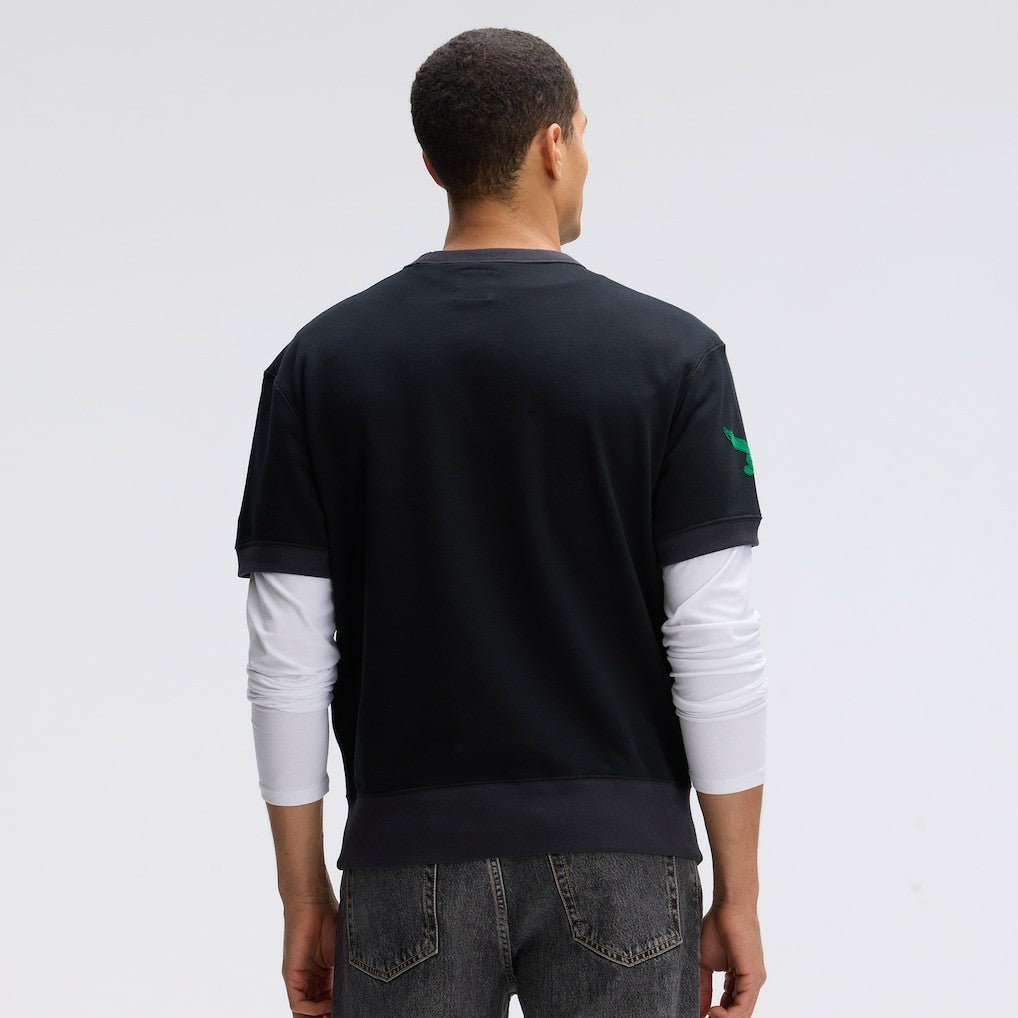 NFL Philadelphia Eagles IconicFleece Short Sleeve Sweatshirt