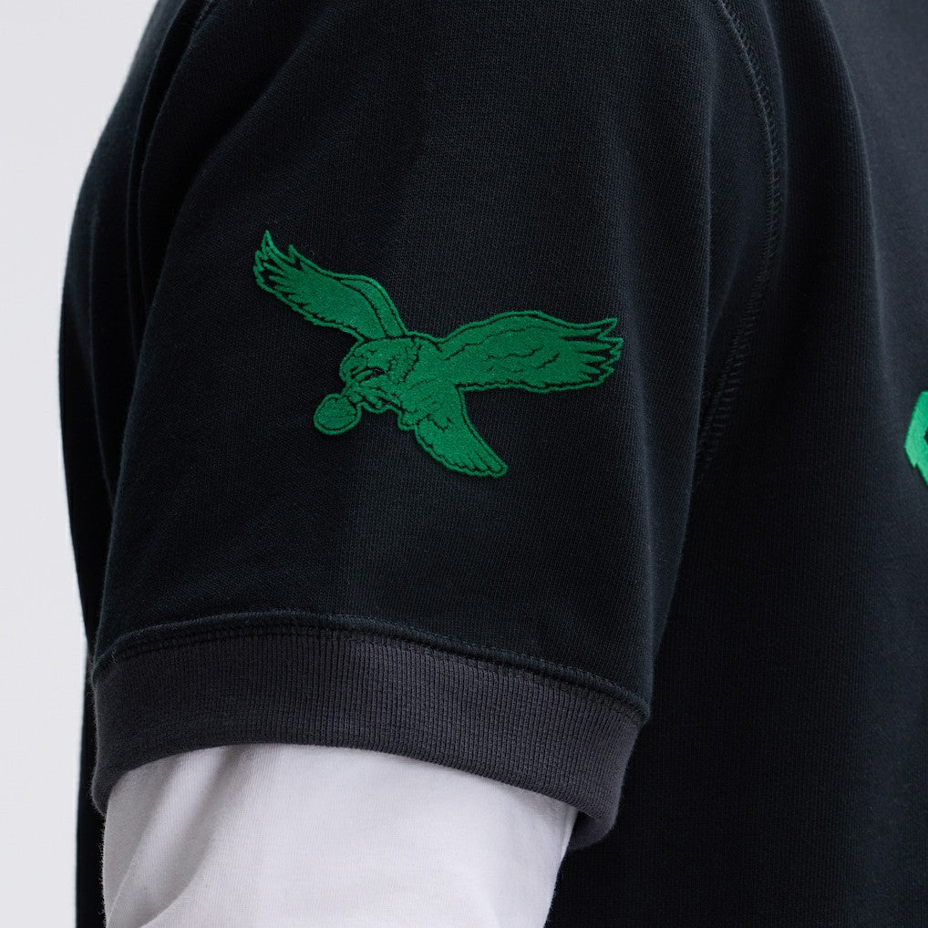 NFL Philadelphia Eagles IconicFleece Short Sleeve Sweatshirt